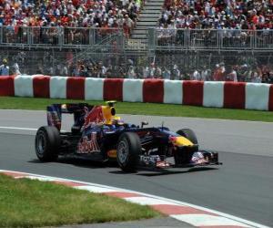 Puzzle Mark Webber - Red Bull - Μόντρεαλ 2010